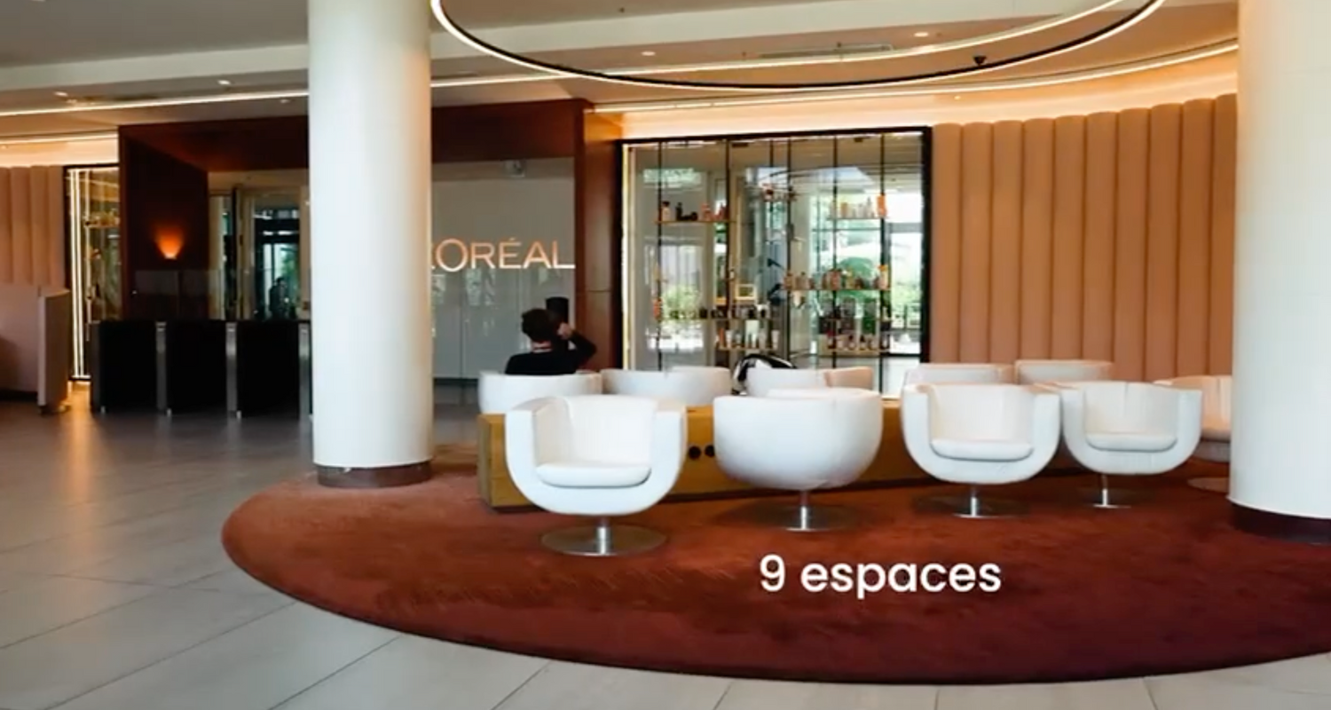 Neurosonic Divaanit osana BeoTop Space for L’Oréal -tiloja Ranskassa