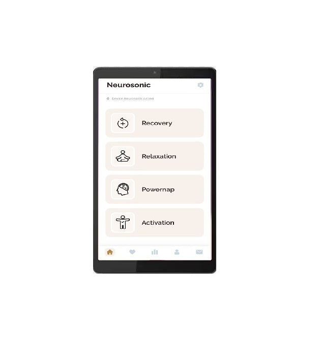 Tablet with Neurosonic application